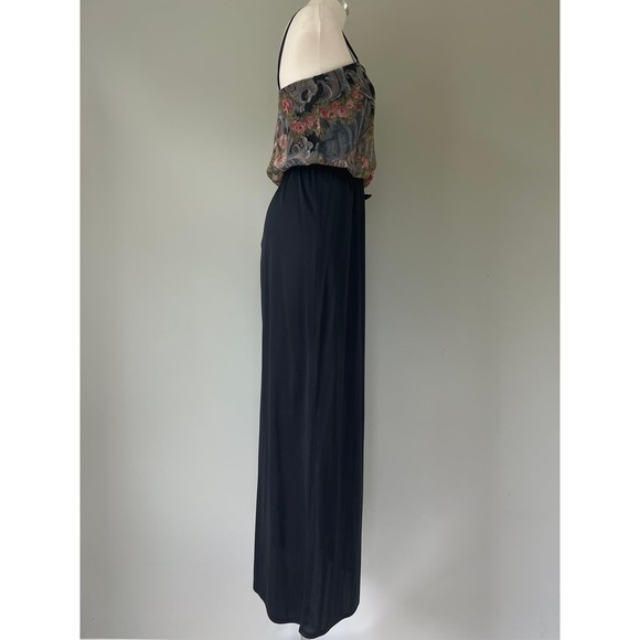 1970s Vintage Long Bohemian Maxi Dress | Matthew for Jo.Ed Sophisticates sz 10 - Picture 4 of 11